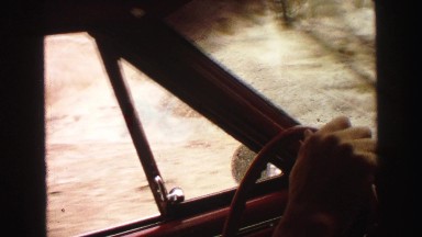 1967: someone driving a car through a plane when it drizzles WYOMING