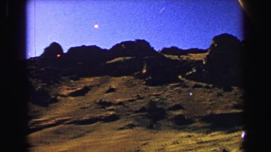 1967: car in the desert WYOMING