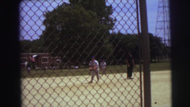 1972: two teams playing baseball LYNBROOK, NEW YORK