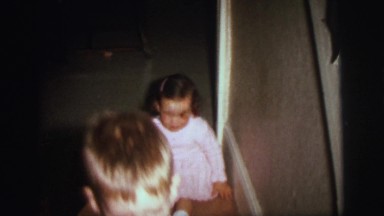 1972: kids playing with food LYNBROOK, NEW YORK