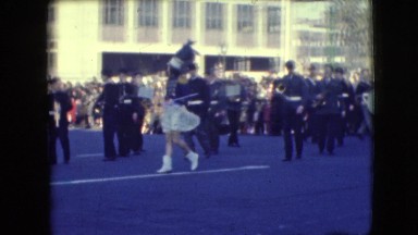 1948: Traveling Band Performing on the Road in Baltimore, Maryland