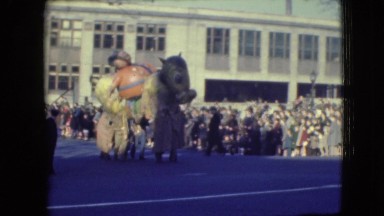 1948: people entertaining in a carnival BALTIMORE, MARYLAND