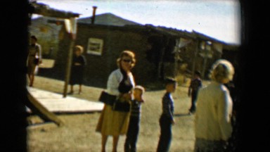 1958: woman with children TUCSON, ARIZONA
