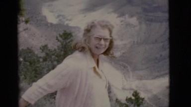 1968: two women climbing down a mountain COTTONWOOD, ARIZONA