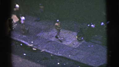 1956: people are playing baseball on roads NEW YORK CITY