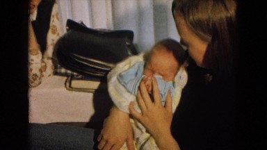 1967: women very happy to see born baby NEVADA