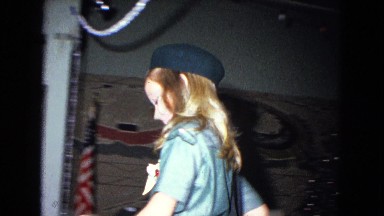 1967: childrens are performing a query on the dias NEVADA