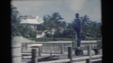 1956: day on the pier FLORIDA