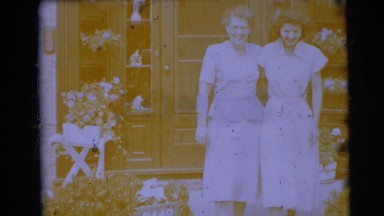 1967: two ladies showing new convertible CAMDEN, NEW JERSEY