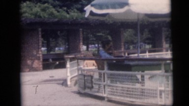 1967: Child Runs Through Swimming Pool Camden, New Jersey