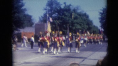 1967: Marching Band Parade in Camden, New Jersey