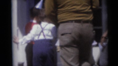 1954: Parents Caring for Children at a Birthday Party in Pennington, New Jersey