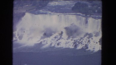 1964: Passenger View from Plane Over Niagara Falls, New York