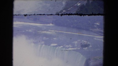 1964: niagara waterfalls floating like a lion roar NIAGRA FALLS, NEW YORK