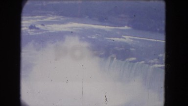 1964: a view of a fountain from aircraft NIAGRA FALLS, NEW YORK