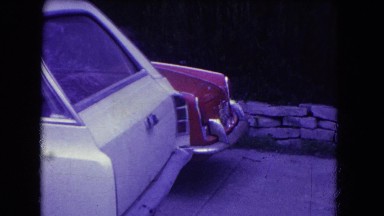 1964: the childrens are playing hide and seek game in front of relatives
