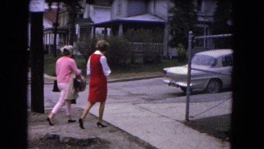 1964: on a walk NIAGRA FALLS, NEW YORK