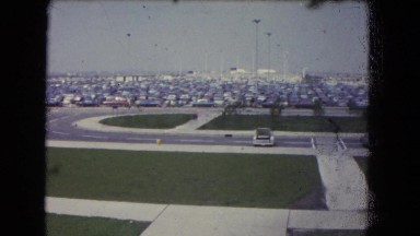 1964: people walking from the game NIAGRA FALLS, NEW YORK
