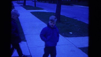 1964: a child is seen NIAGRA FALLS, NEW YORK