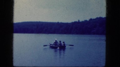 1964: childrens are boating in a pool NIAGRA FALLS, NEW YORK