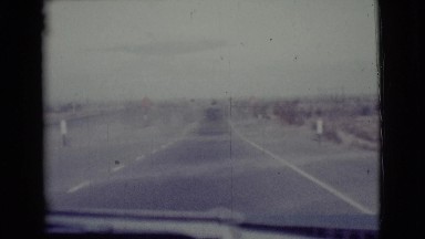 1968: a road trip is seen COTTONWOOD, ARIZONA