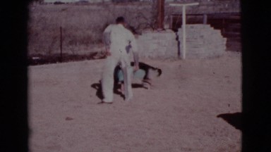 1968: a person trained his dog in a ground COTTONWOOD, ARIZONA
