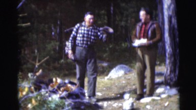 1953: returning from a fantastic weekend in the forest with friends WISCONSIN