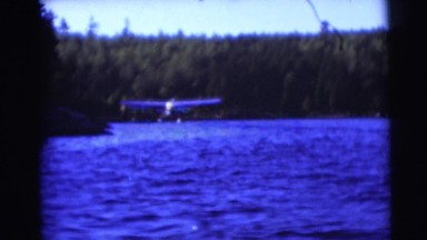 1953: water airplane sitting on a lake WISCONSIN