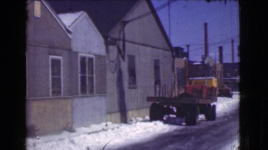 1939: the street filled with snow in winter LOS ANGELES, CALIFORNIA