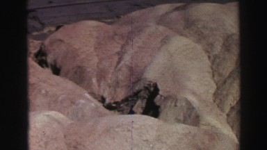 1969: the vehicles are located in the centre of the mountains YOSEMITE,