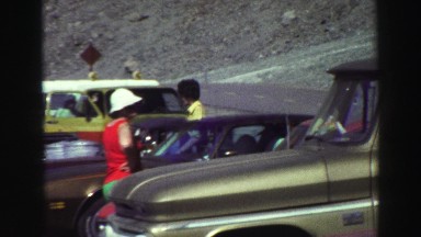 1969: a picnic in a forest area is seen YOSEMITE, CALIFORNIA
