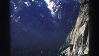 1969: beautiful rugged mountains and a deep canyon filled with pine trees