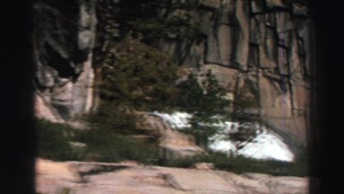 1969: showing a rock hill in a peacefull place YOSEMITE, CALIFORNIA