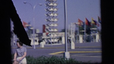 1964: City with Tall Buildings Along Coastal Area Camden, New Jersey