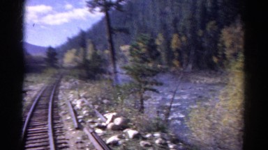 1967: view from back of train COLORADO