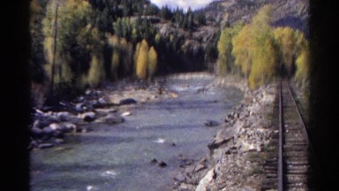 1967: view from back of train COLORADO