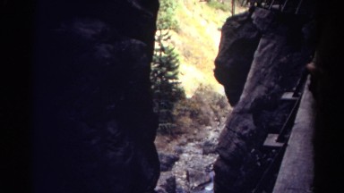 1967: extreme sports, high in the mountains with rappelling and climbing