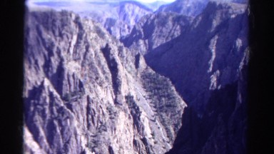 1967: mountain area is seen traveling by road COLORADO