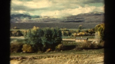 1967: mountain view from the train COLORADO