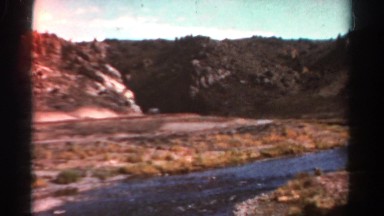 1967: driving through beautiful nature COLORADO