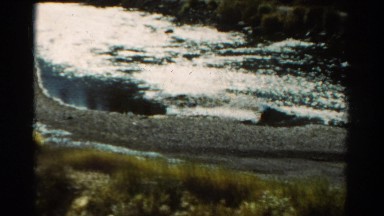 1967: flying along river with nice view of rapids. COLORADO