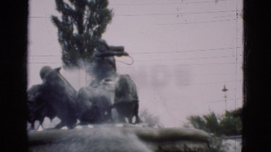 1948: view of fantastic monument in historical place downtown DENMARK