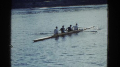 1951: boat is seen DANVILLE, ILLINOIS