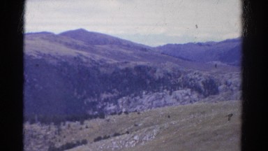 1967: mountain area is seen traveling by road COLORADO