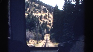 1967: mountain area is seen traveling by road COLORADO