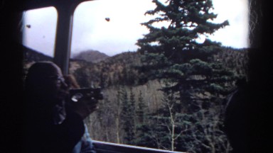 1967: mountain area is seen traveling by road COLORADO