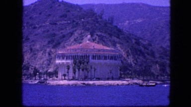 1963: tropicals beautiful view and building on the beach CALIFORNIA