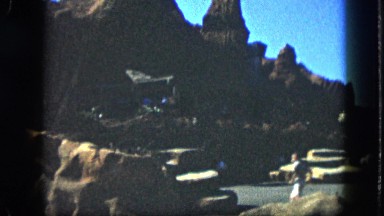 1963: mountain area is seen traveling by road CALIFORNIA