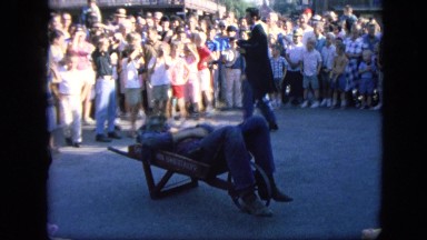 1963: western themed show at an amusement park CALIFORNIA