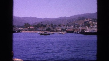 1963: view of the port with boats and the sea CALIFORNIA